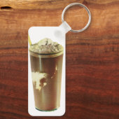  dessert, chocolade schudden en schuim sleutelhanger (Achterkant)