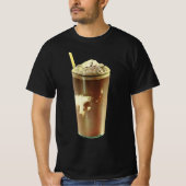  dessert, chocolade schudden en schuim t-shirt (Voorkant)