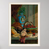 Dessert. Chromolithografen; Stilleven prints 1910 (Voorkant)