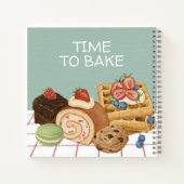 Dessert Cookbook Bked Goods Recipalized Personaliz Notitieboek (Achterkant)