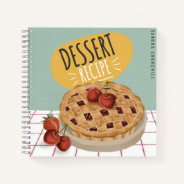 Dessert Cookbook Bked Goods Recipalized Personaliz Notitieboek