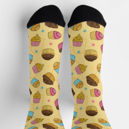 Dessert Cupcakes en Muffins gevild Sokken (Top)