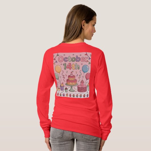 Dessert Day October 14th Women's T-Shirt (Achterkant volledig)