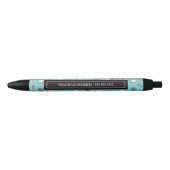 Dessert Doodles Pattern Zwarte Inkt Pen (Voorkant)