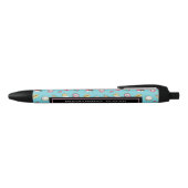 Dessert Doodles Pattern Zwarte Inkt Pen (Bovenkant)