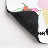 Dessert en Sweet-behandelingen Muismat (Hoek)