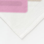 Dessert fleece deken (Hoek)