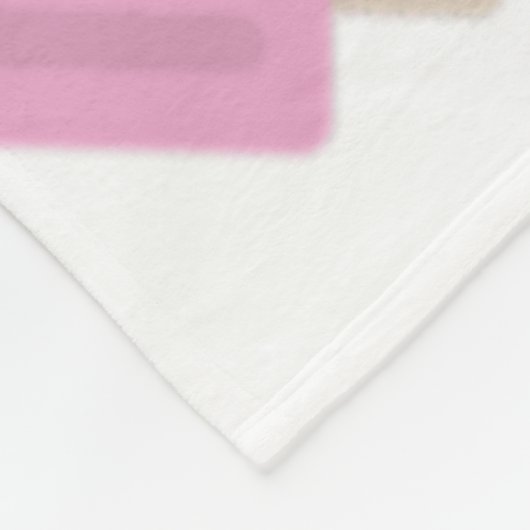 Dessert fleece deken (Hoek)