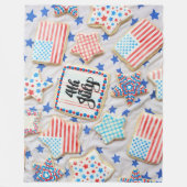 Dessert fleece deken (Voorkant)