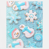 Dessert fleece deken (Voorkant)