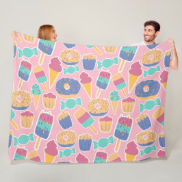 Dessert fleece deken