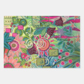 Dessert Flowers Inpakpapier Vel (Voorkant 2)