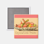  dessert gekonfijte fruitmagneet magneet (Voorkant / Achterkant)