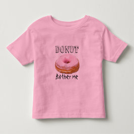 Dessert Grappige Gebakken Lekkere Zoete Donut Stoo Kinder Shirts