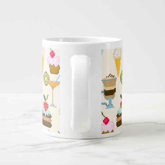 dessert grote koffiekop (Achterkant)