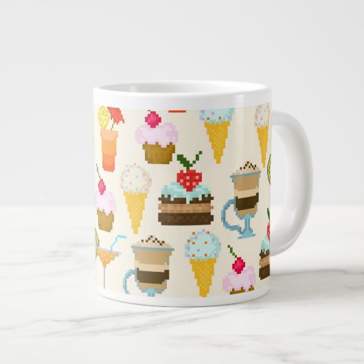 dessert grote koffiekop (Voorkant rechts)