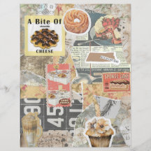Dessert & Koffie  Ephemera Decoupage