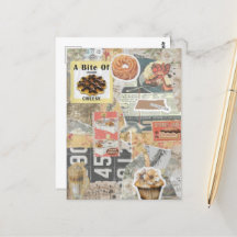 Dessert & Koffie  Ephemera Decoupage