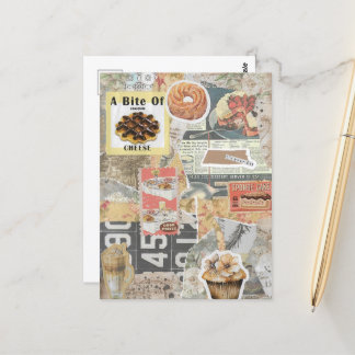 Dessert & Koffie Ephemera Decoupage Briefkaart