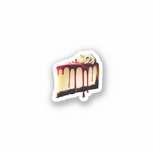dessert met kaas sticker (Voorkant)