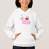 Dessert Narwhal Hoodie (Voorkant)