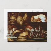 Dessert of het bord van de consument briefkaart (Voorkant / Achterkant)