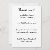 Dessert Party Invitation sjabloon Kaart (Achterkant)