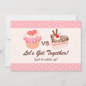 Dessert Party. Kaart (Voorkant)