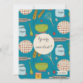 Dessert party pasteipatroon nodigt TR Forsman uit Kaart (Voorkant)