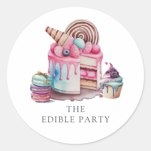 Dessert Pastry Chef Baker Product Labels (Voorkant)