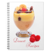 Dessert Recipes Notitieboek (Voorkant)