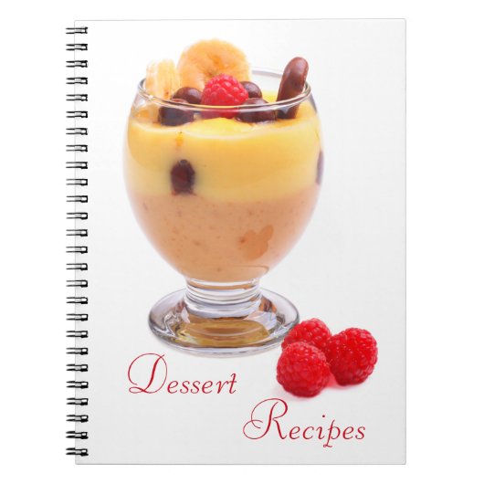 Dessert Recipes Notitieboek (Voorkant)