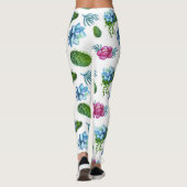Dessert roze bessen | Botanische Boho Floral Leggings (Achterkant)