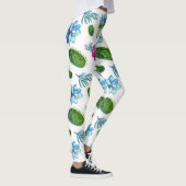 Dessert roze bessen | Botanische Boho Floral Leggings (Rechts)