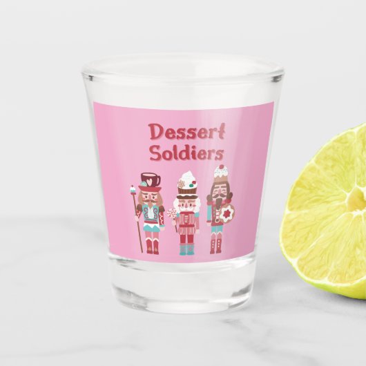 Dessert Soldier Nutcrackers Shot Glas (Voorkant)