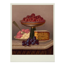 Dessert Stilleven prints Perfect Poster