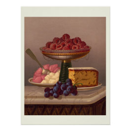 Dessert Stilleven prints Perfect Poster