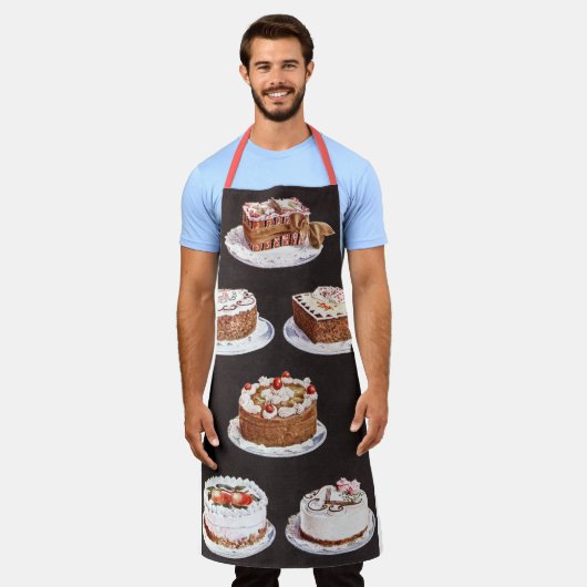  dessert taart frosting decoreren schort (Gedragen)