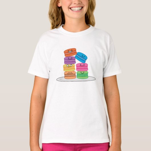 Dessert van het Koekje van de Makarons van de T-shirt (Voorkant)