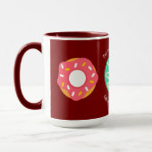 Dessert, Zoete Donuts, Doughnuts,Schattig,modern Mok (Links)