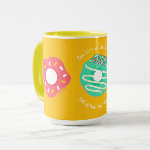 Dessert, Zoete Donuts, Doughnuts,Schattig,modern Mok