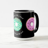 Dessert, Zoete Donuts, Doughnuts,Schattig,modern Mok (Voorkant rechts)
