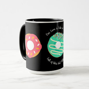 Dessert, Zoete Donuts, Doughnuts,Schattig,modern Mok