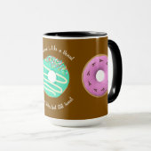Dessert, Zoete Donuts, Doughnuts,Schattig,modern Mok (Voorkant rechts)