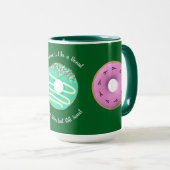 Dessert, Zoete Donuts, Doughnuts,Schattig,modern Mok (Voorkant rechts)