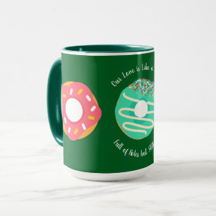 Dessert, Zoete Donuts, Doughnuts,Schattig,modern Mok