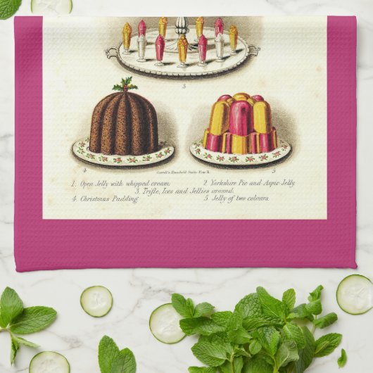  dessertaart en taart theedoek (Gevouwen)