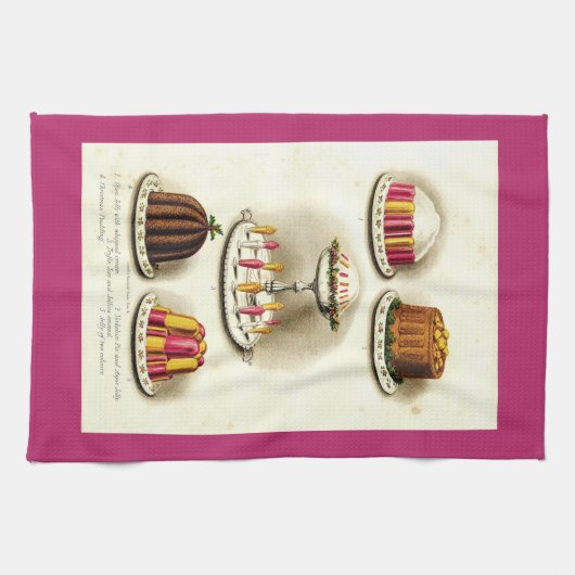  dessertaart en taart theedoek (Horizontaal)