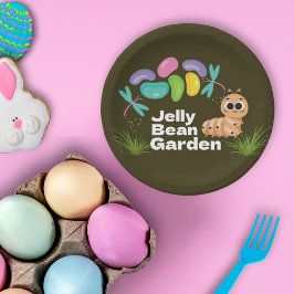 Dessertborden Paasjellybonen Tuinfeest Papieren Bordje