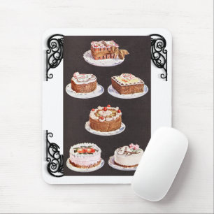 dessertcake, gevorst als decoratieretro muismat
